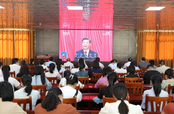 【新时代 新征程】太阳成集团tyc4633收听收看党的二十大开幕盛况